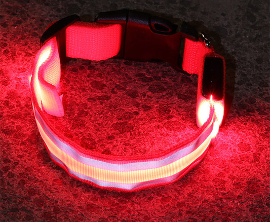 Anti-Lost Led Luminous Dog Collar Pet Supplies
